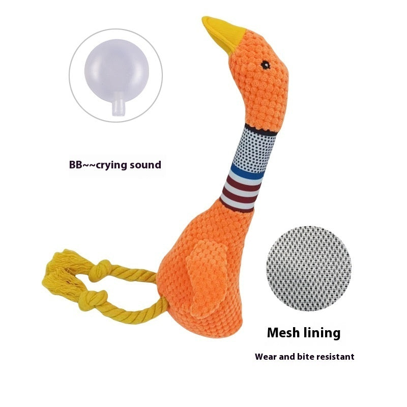 Juguete Oca de Peluche para Perro Resistente a Mordeduras