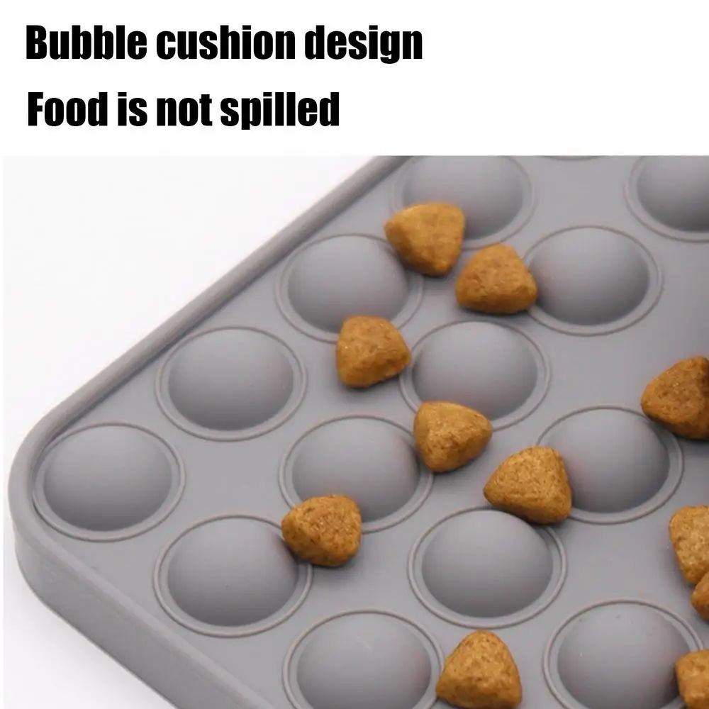 Comedero para Perro Gato Mascota de Alimentación Lenta con Tapete para Lamer