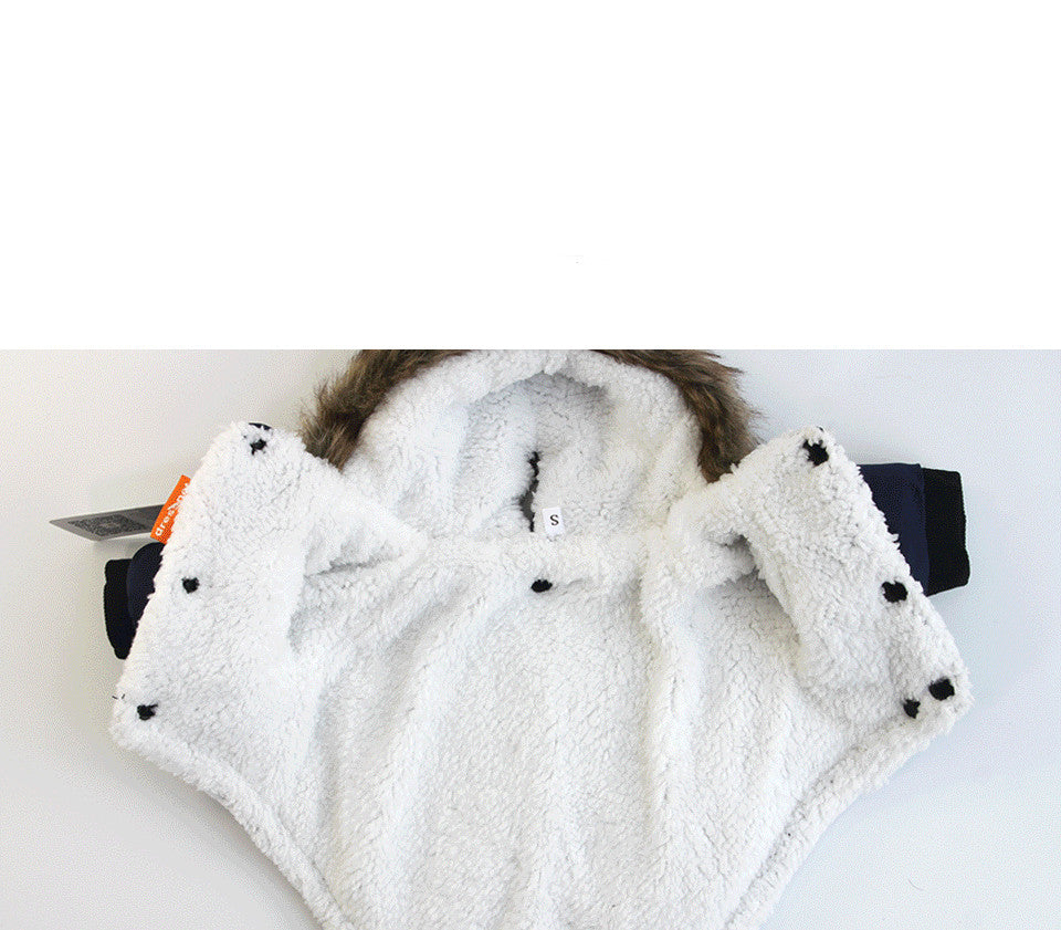 Abrigo Cálido para Mascota Cuerda de Tracción