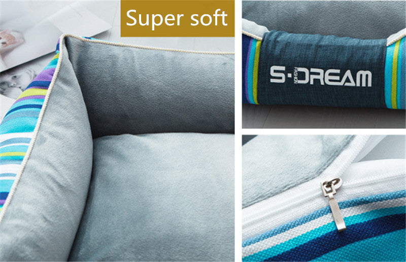 Cama para Mascota Cálida Invierno Extraíble y Lavable Perro Gato