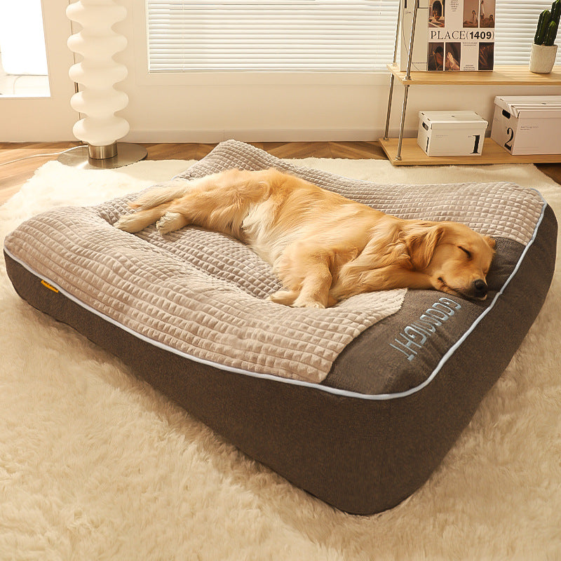 Cama de Terciopelo de Algodon Descanso y Comfrot para Perro