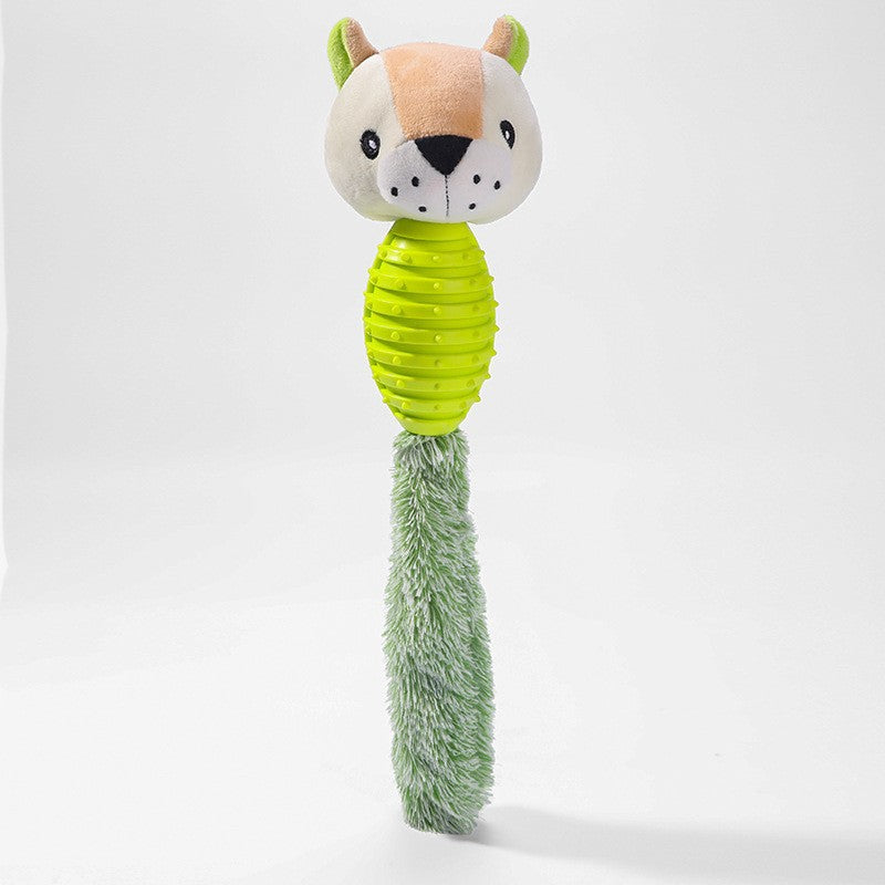 Juguete Animales Felpa TPR Dispensador de Comida Golosinas.