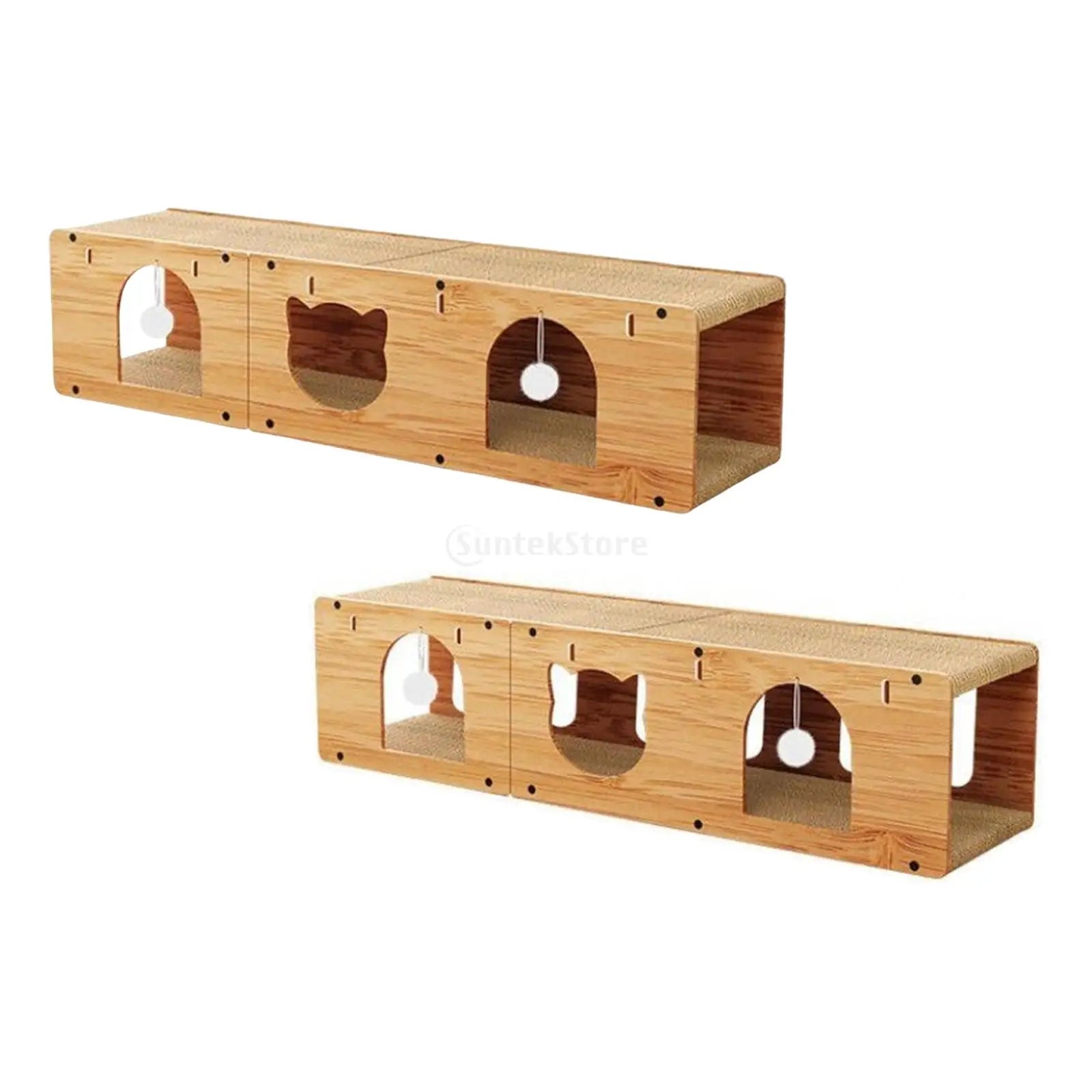 Túnel para gatos, rascador, resistente, multiusos, ideal para regalar a gatitos. Juguete interactivo para gatos.