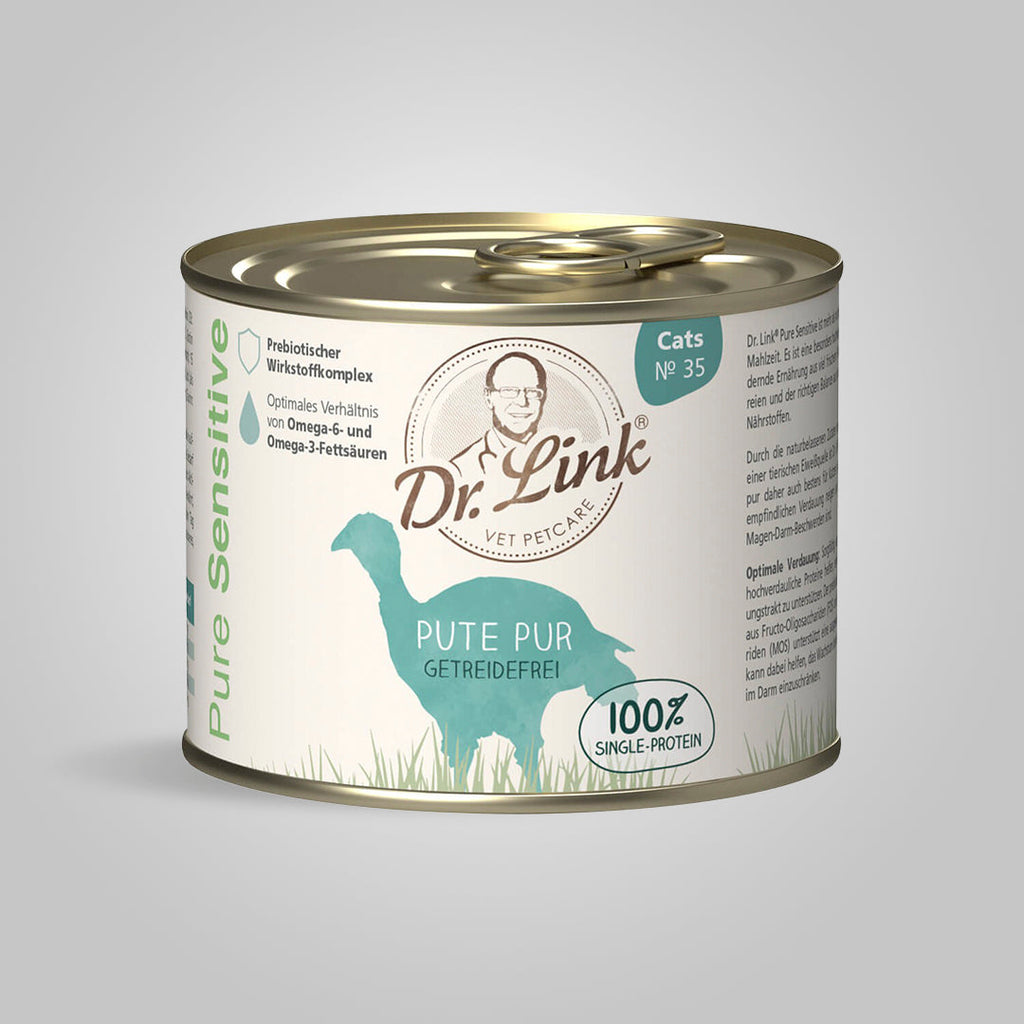 Lata de Comida Húmeda Pavo 100% Natural para Gato