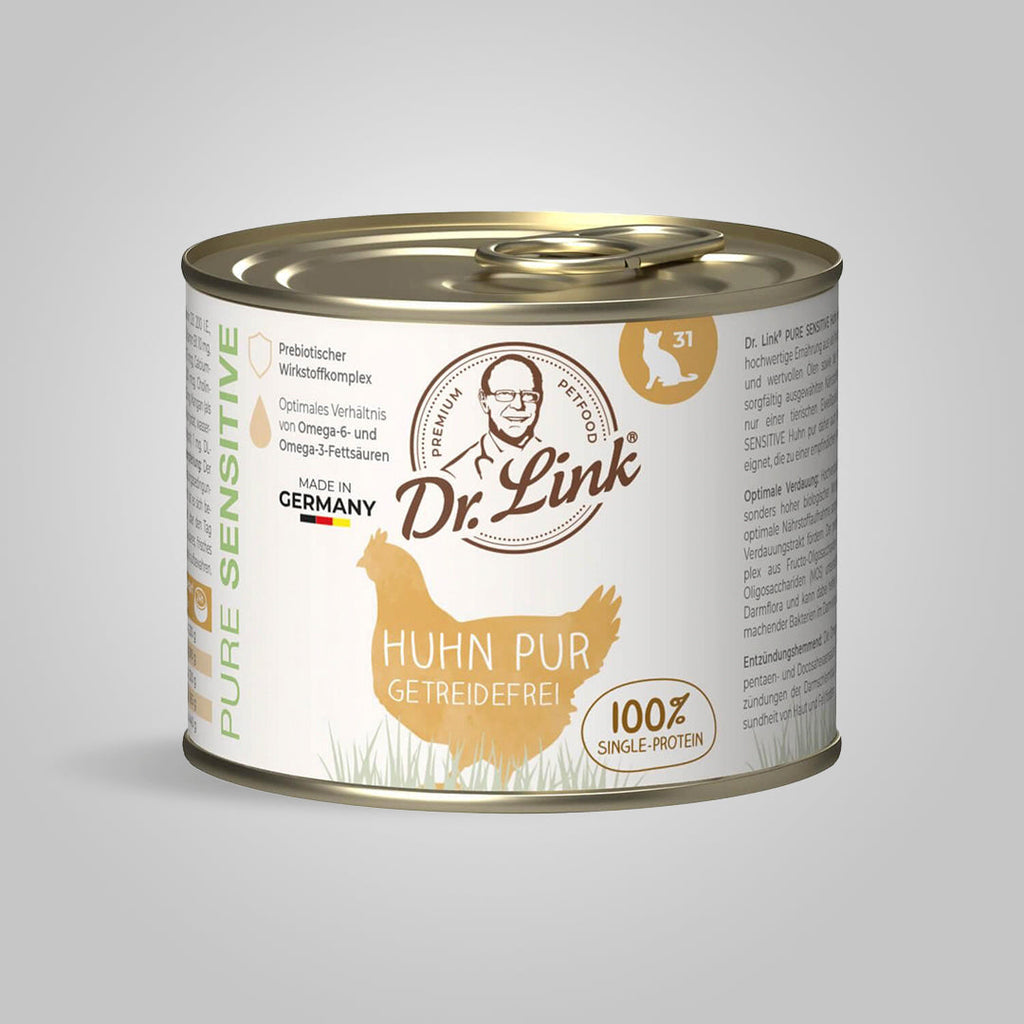 Lata de Comida Húmeda Pollo 100% Natural para Gato