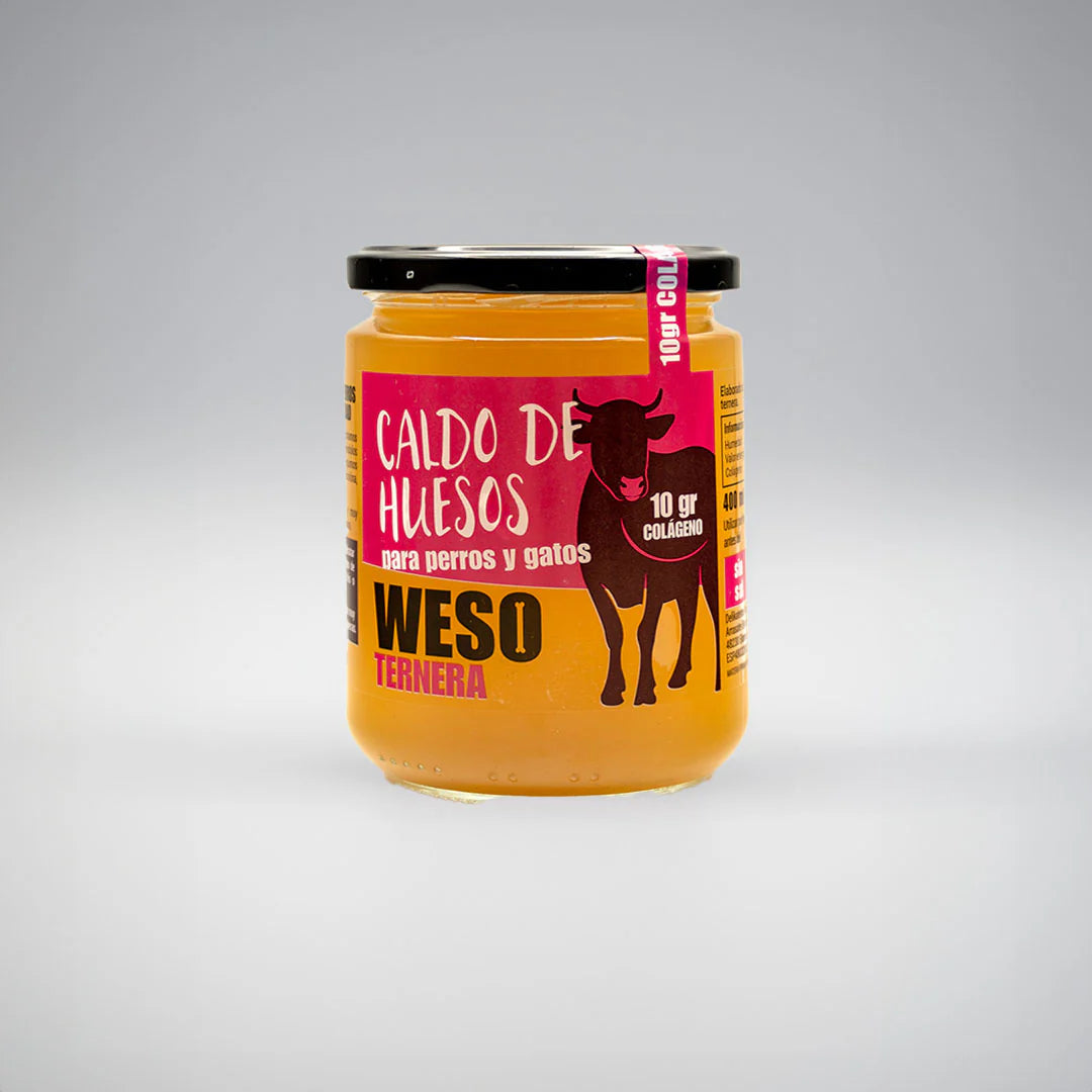 Caldo de Huesos de Ternera de Pasto Colágeno para Articulaciones para Gato y Perro