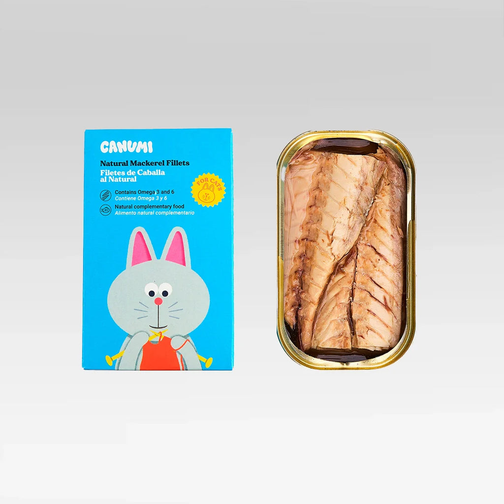 Conserva Pescado Natural Filetes de Caballa Atlantica para Gato
