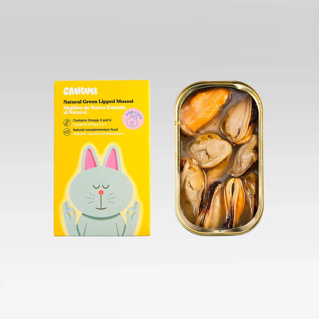 Conserva de Pescado Natural Mejillón de Labio Verde de Nueva Zelanda para Gato Condroprotector natural
