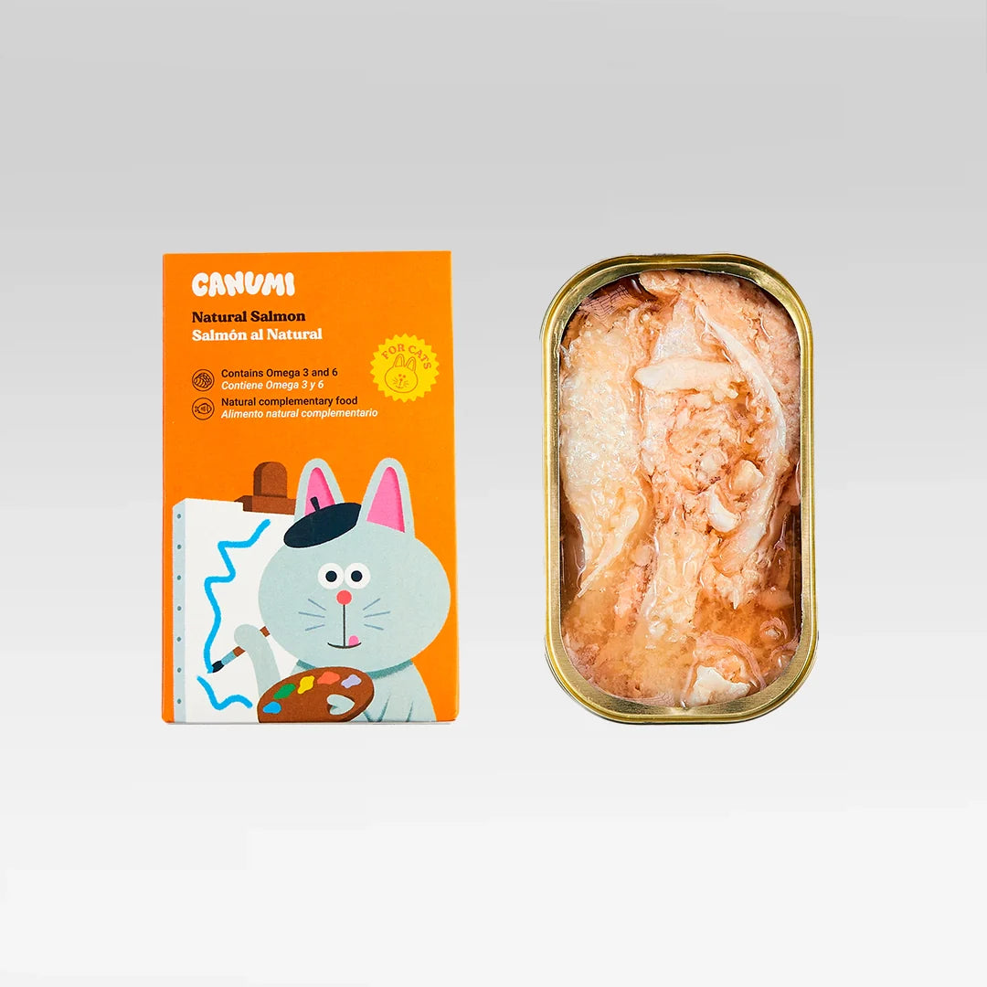 Conserva de Pescado Natural Salmón al Natural para Gato