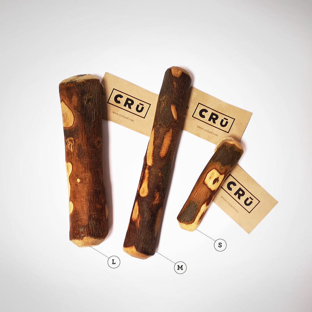 Juguete Mordedor Palo de Madera de Olivo para Perro