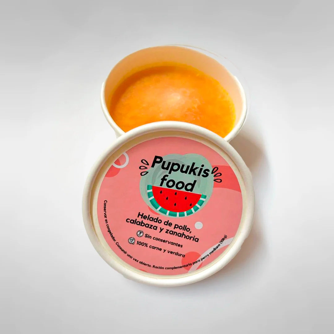 Pack de 8 Helados 100% Naturales Golosina Chuche para Perro y Gato