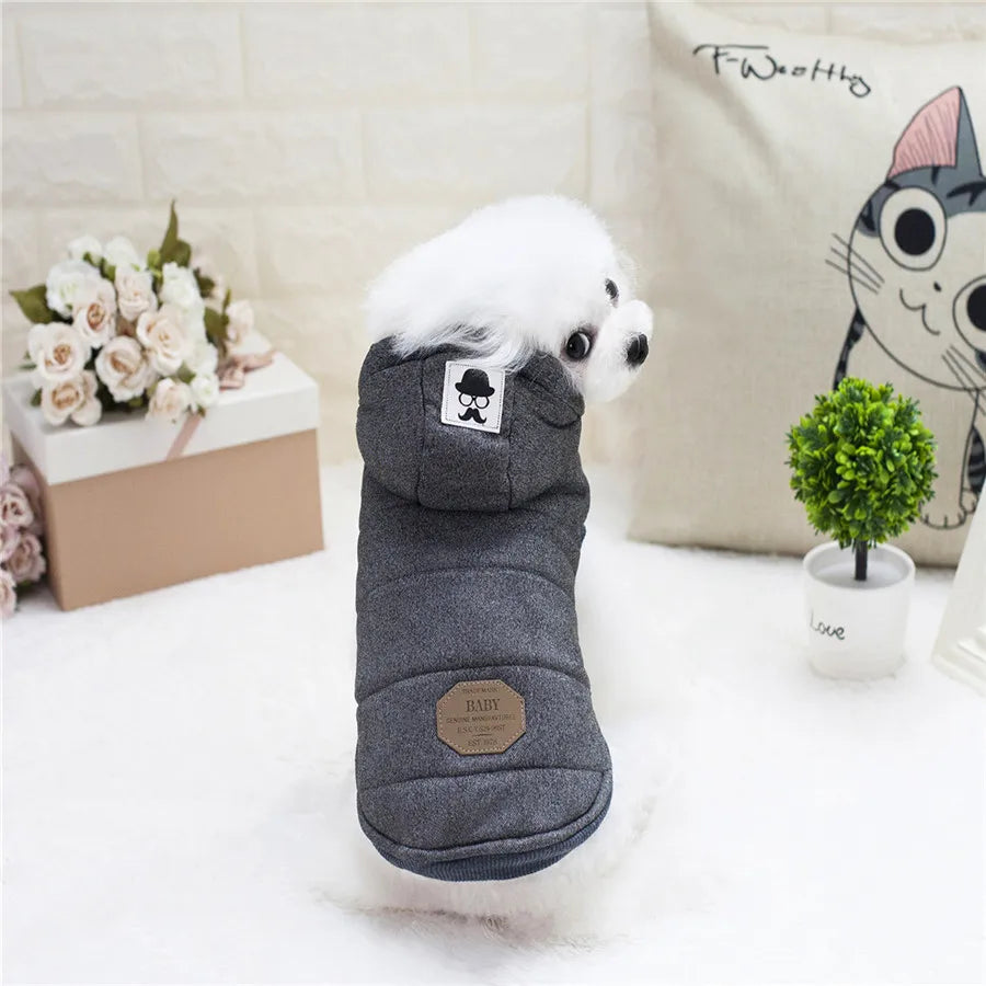 Ropa cálida para perros, de algodón, de Rusia, para invierno, gruesa, chaqueta, abrigo