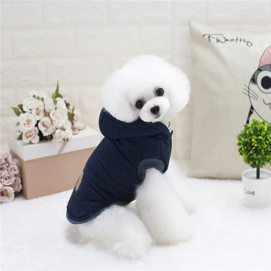 Ropa cálida para perros, de algodón, de Rusia, para invierno, gruesa, chaqueta, abrigo