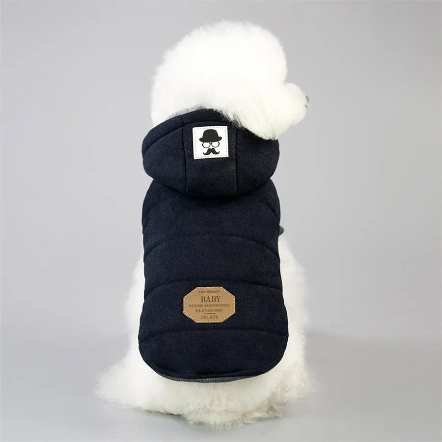 Ropa cálida para perros, de algodón, de Rusia, para invierno, gruesa, chaqueta, abrigo