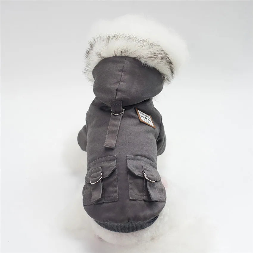 Ropa cálida para perros, de algodón, de Rusia, para invierno, gruesa, chaqueta, abrigo