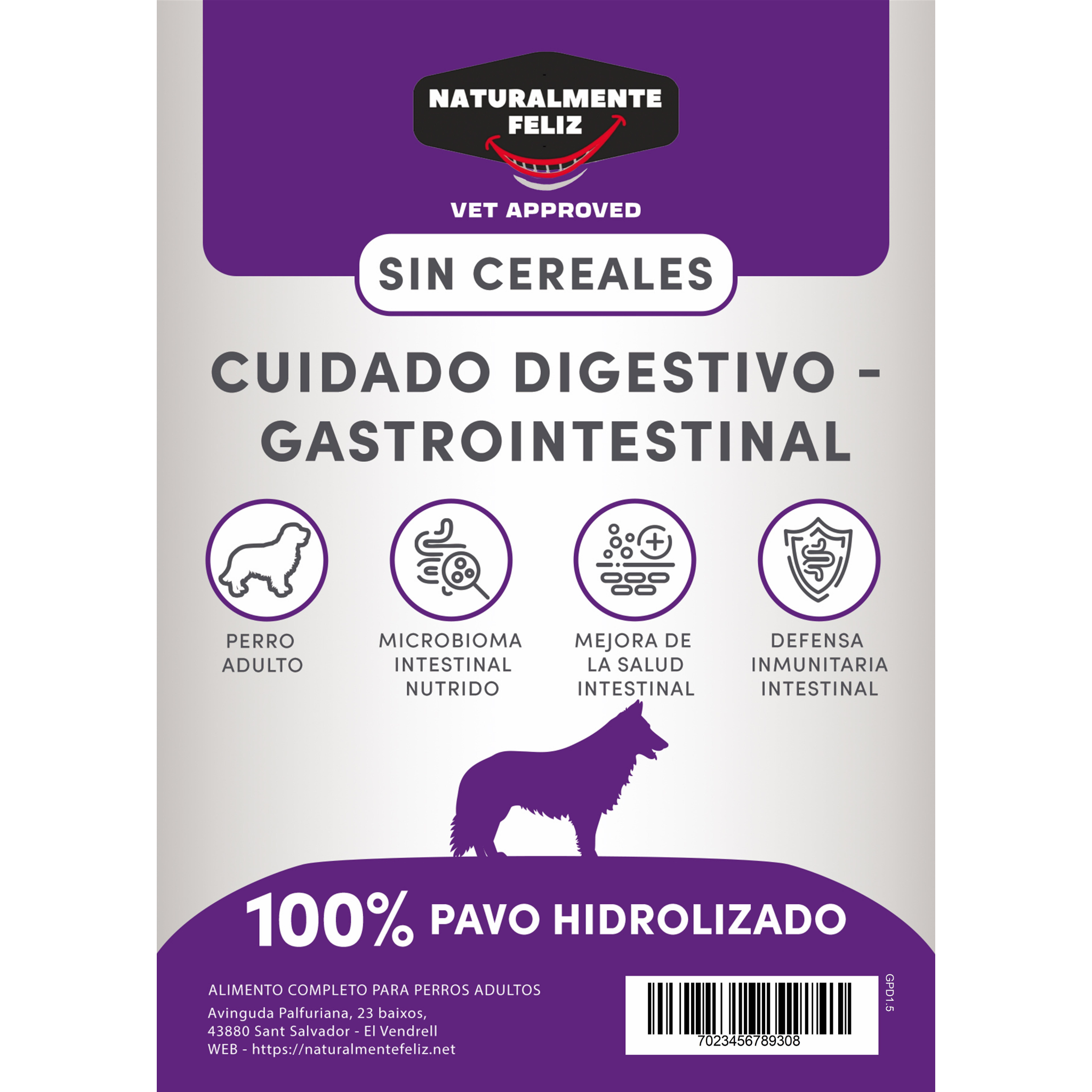 Pienso Perro Cuidado Digestivo y Gastrointestinal - Todas las Edades 1,5 kg