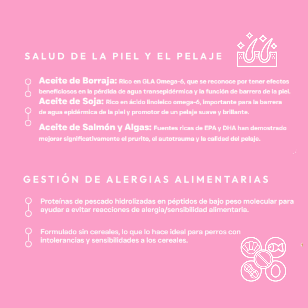 Pienso  Perro Cuidado de la Piel y el Pelaje  – Todas las Edades 1,5 kg