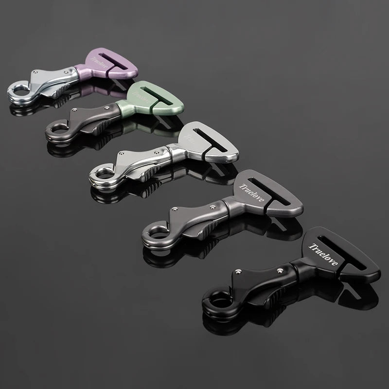 Hebilla de seguridad para cinturón de seguridad de coche Truelove Pet All con collar o arnés. Aleación de aluminio ligera y portátil de alta calidad TLM1993