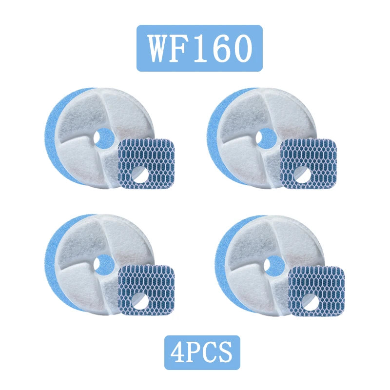 Filtro de repuesto para bebedero de mascotas con carbón activado, apto para dispensadores de agua para perros y gatos. Elemento filtrante y accesorios.