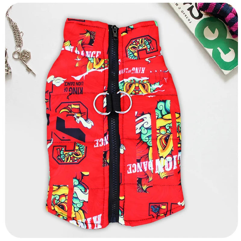 Chaqueta impermeable de moda para perros grandes, ideal para otoño e invierno. Abrigo para mascotas con hebilla de tracción. Disponible en tallas para Doberman Pinscher y Golden Retriever.