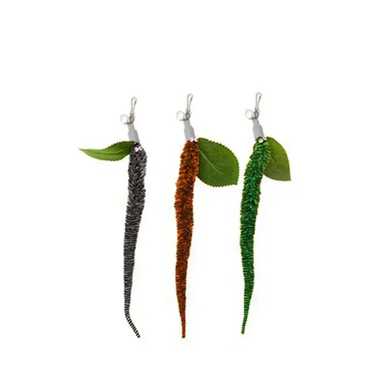 Juguete interactivo para gatos con forma de pájaro, divertido y divertido, con forma de pavo real y cascabel. Ideal para gatitos y mascotas.