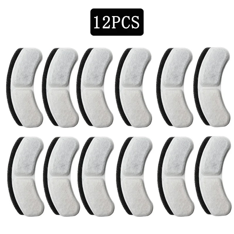 Filtro de repuesto para bebedero de mascotas con carbón activado, apto para dispensadores de agua para perros y gatos. Elemento filtrante y accesorios.