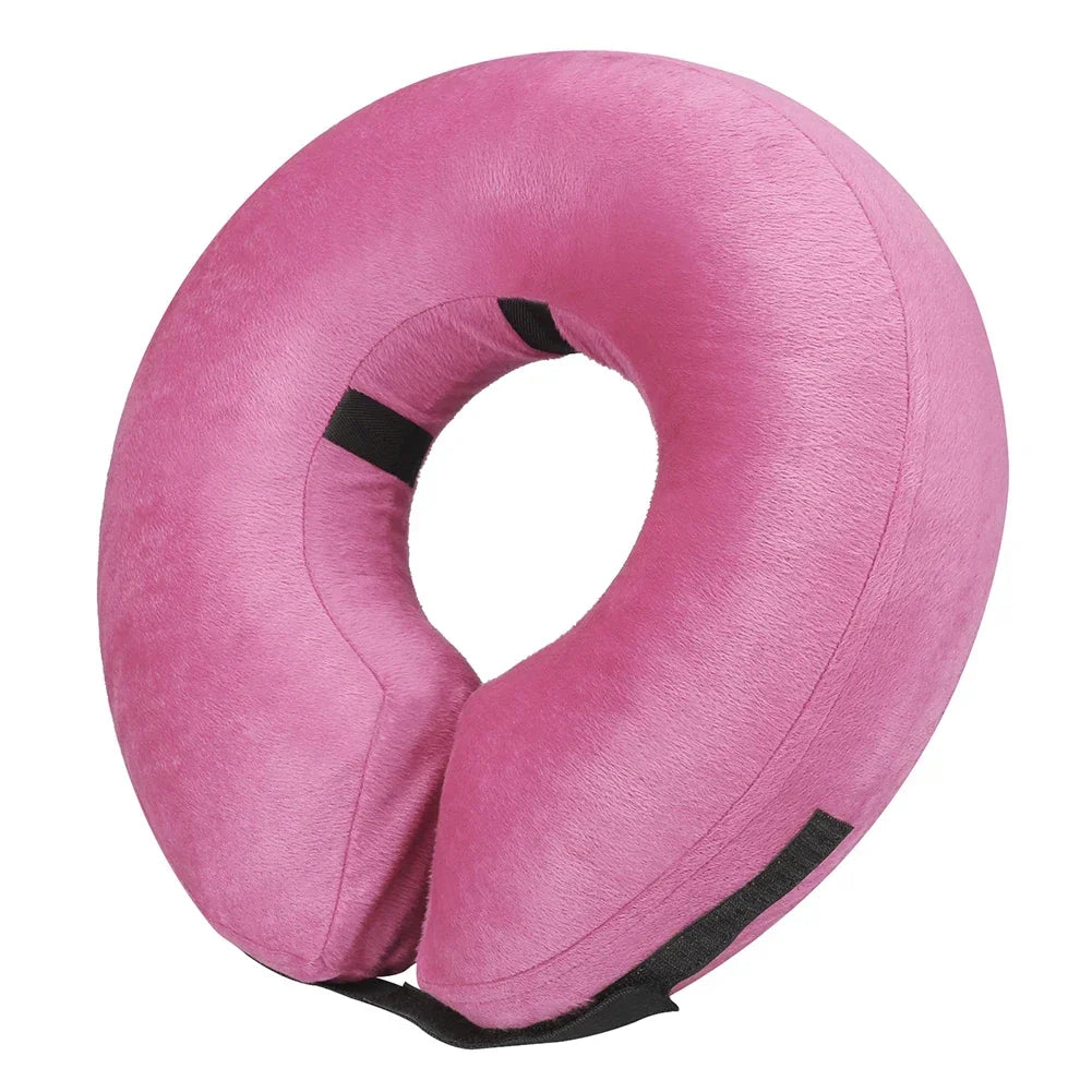 Cono postoperatorio para perros, collar protector inflable para recuperación de mascotas, cono suave para perros pequeños, medianos o grandes, y gatos.