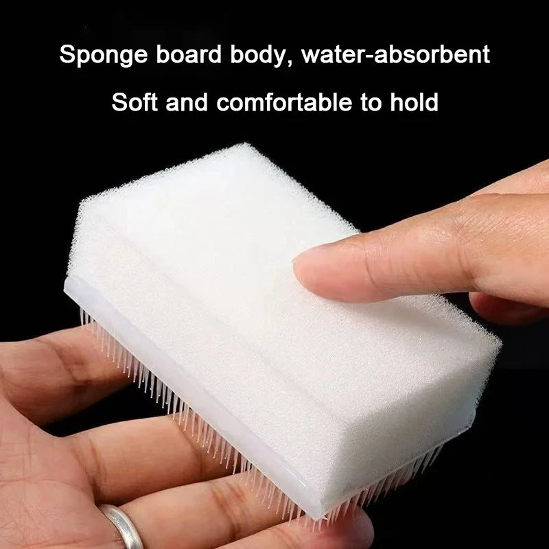 Cepillo de masaje para perros y gatos (1/2/5/10 unidades). Cepillo especial multifuncional para mascotas. Esponja limpiadora para eliminar el polvo. Peine con forma de lengua de gato.