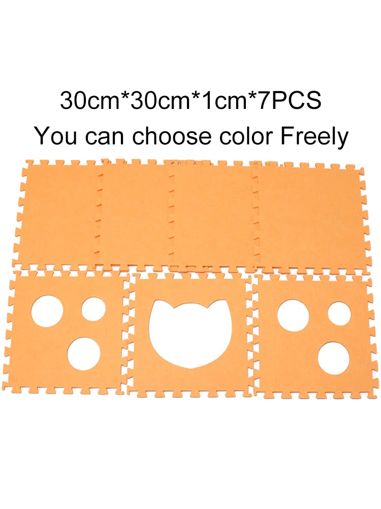 5 Color Splicing Cat Tunnel Foldable Felt Cat Scratcher Board Casual Comfort Pet Litter Duplex House for Interactive Cat Play