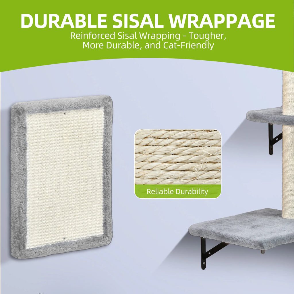 Juego de pared para gatos de 8 piezas