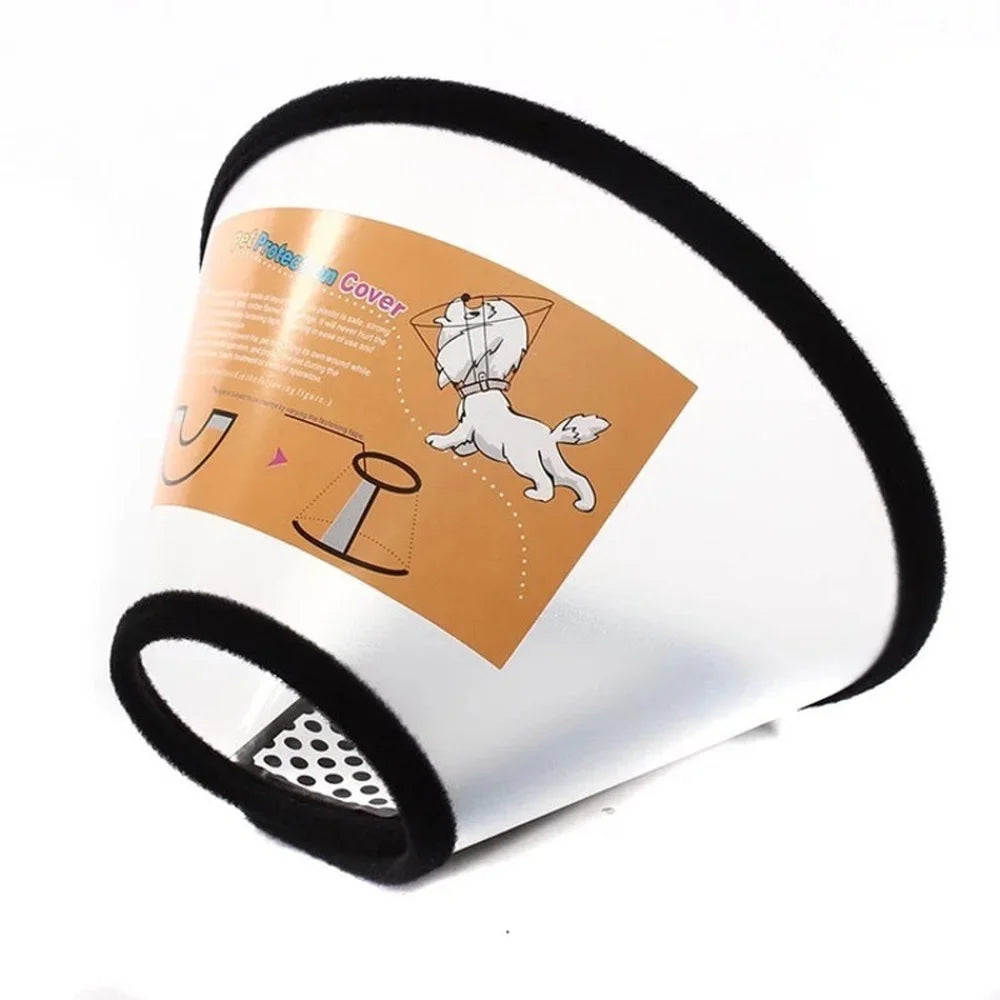 Collar protector para mascotas, cono de recuperación para perros, collar isabelino para evitar mordeduras y lamidas, cicatrización de heridas quirúrgicas, círculo de salud para perros y gatos