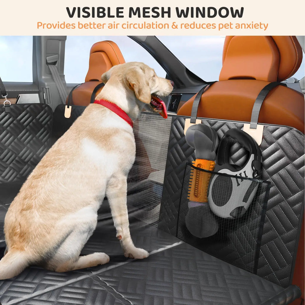 Cojín para asiento de coche para mascotas, asiento trasero, nido para perros pequeños, medianos y grandes, cojín antimanchas para asiento de coche, cojín aislante para coche