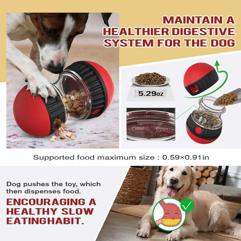 Nuevo juguete para perros pequeños, medianos y grandes, y gatos. Comedero lento para mejorar la inteligencia de tu mascota. Entrenamiento en interiores. Juguetes para cachorros, chihuahuas y beagles.