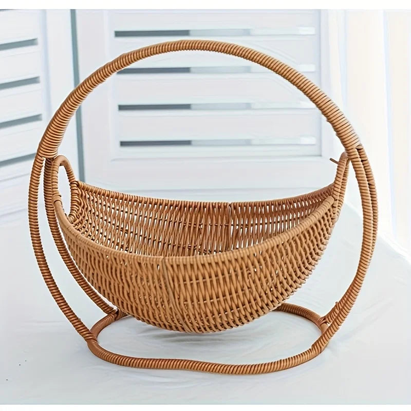 Hamaca para gatos tejida a mano, fácil de montar, cesta para gatos hecha a mano