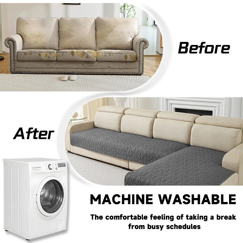 Funda impermeable para sofá de mascotas, protector de muebles para perros y gatos, acolchado, duradero y lavable.