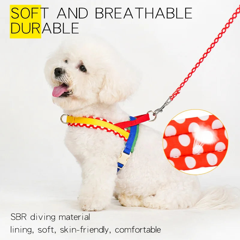 Arnés ajustable Ooduduoo para perros pequeños y medianos.