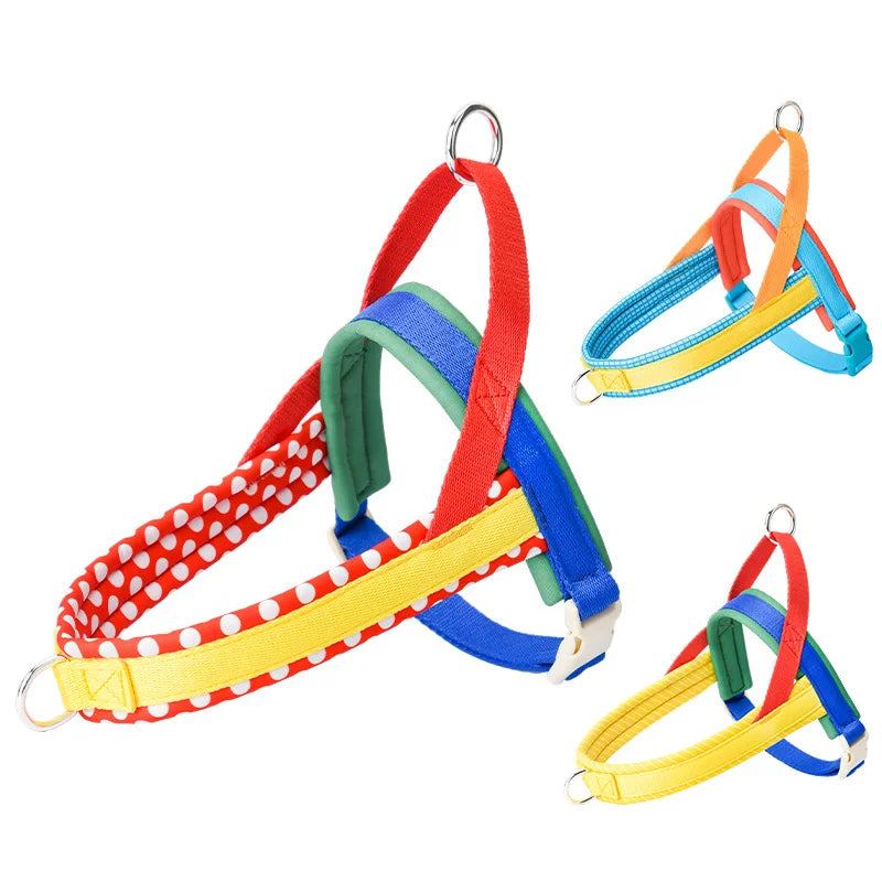 Arnés ajustable Ooduduoo para perros pequeños y medianos.