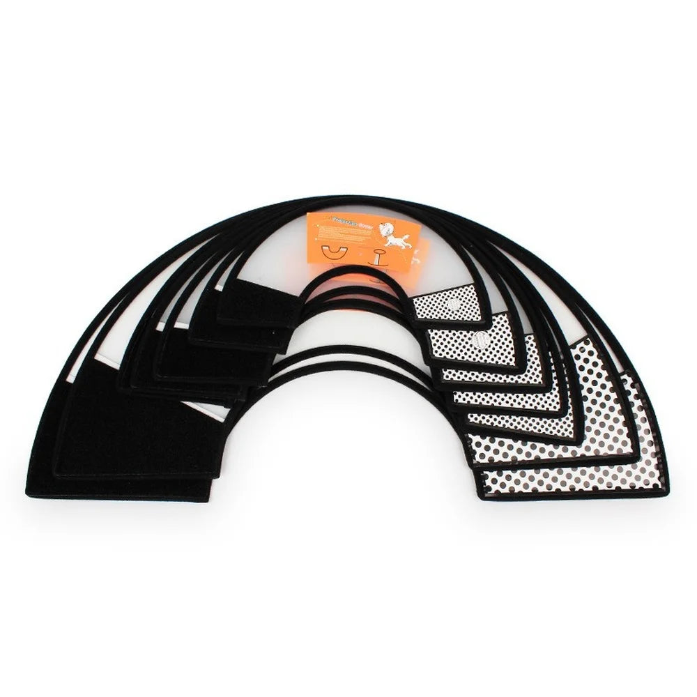 Collar protector para mascotas, cono de recuperación para perros, collar isabelino para evitar mordeduras y lamidas, cicatrización de heridas quirúrgicas, círculo de salud para perros y gatos