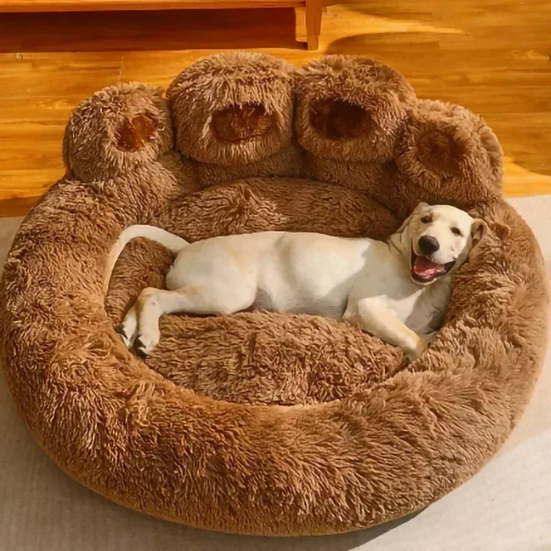 Sofá cama de invierno cálido para perros pequeños, medianos y grandes. Sofá cama de felpa suave y cómodo, desmontable y lavable. Ideal para mascotas.