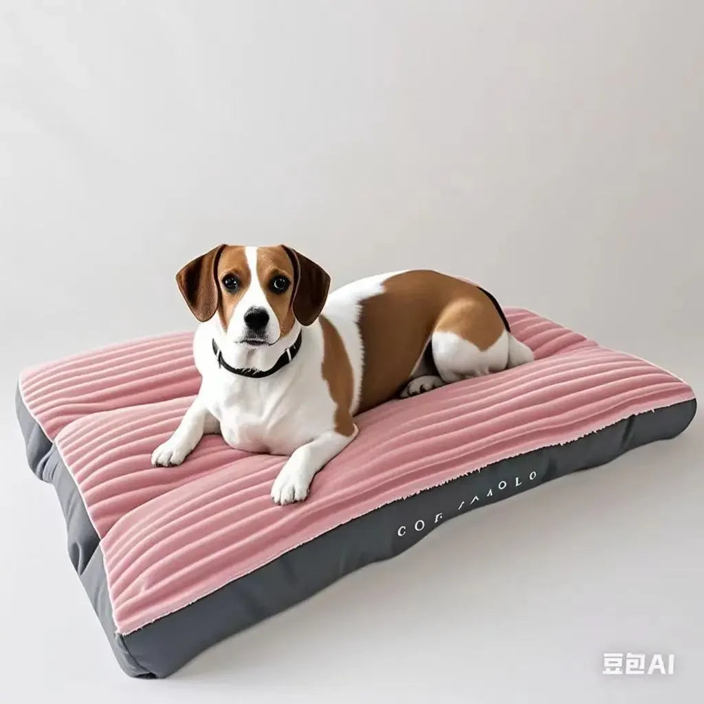 Colchoneta de pana para perros medianos y grandes, cama extragrande para mascotas, sofá grueso para perros, funda extraíble y lavable.