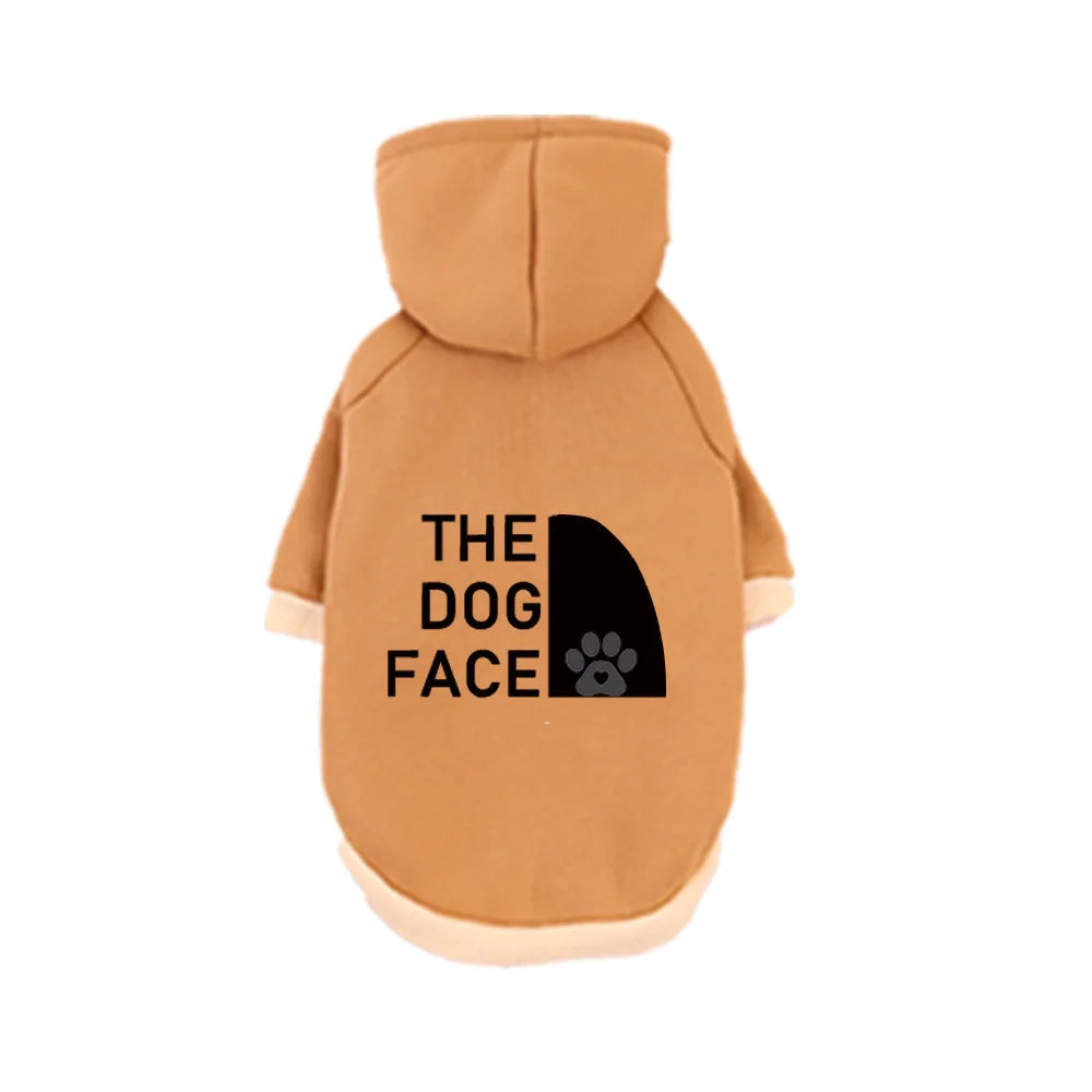 Sudadera con capucha para mascotas (gatos y perros). Diseño exclusivo estampado para pomerania y maltés.