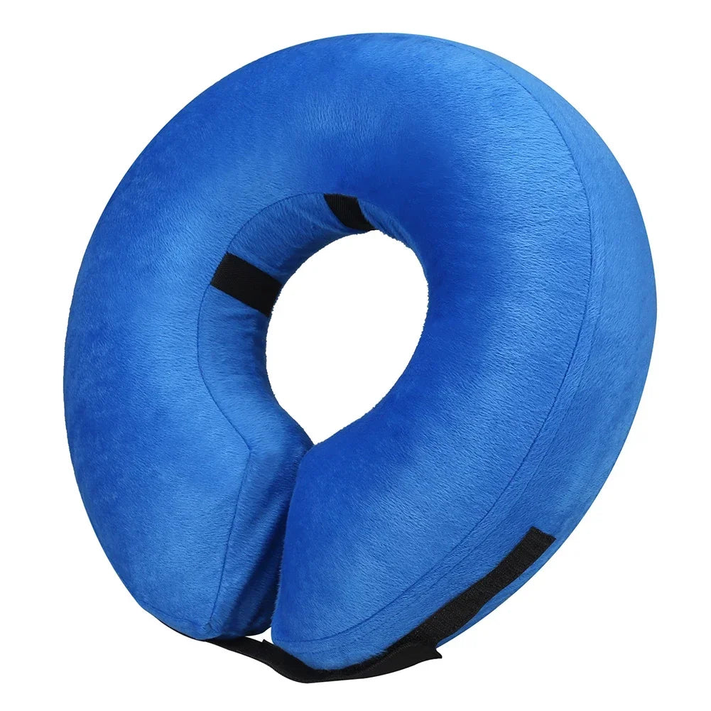 Cono postoperatorio para perros, collar protector inflable para recuperación de mascotas, cono suave para perros pequeños, medianos o grandes, y gatos.