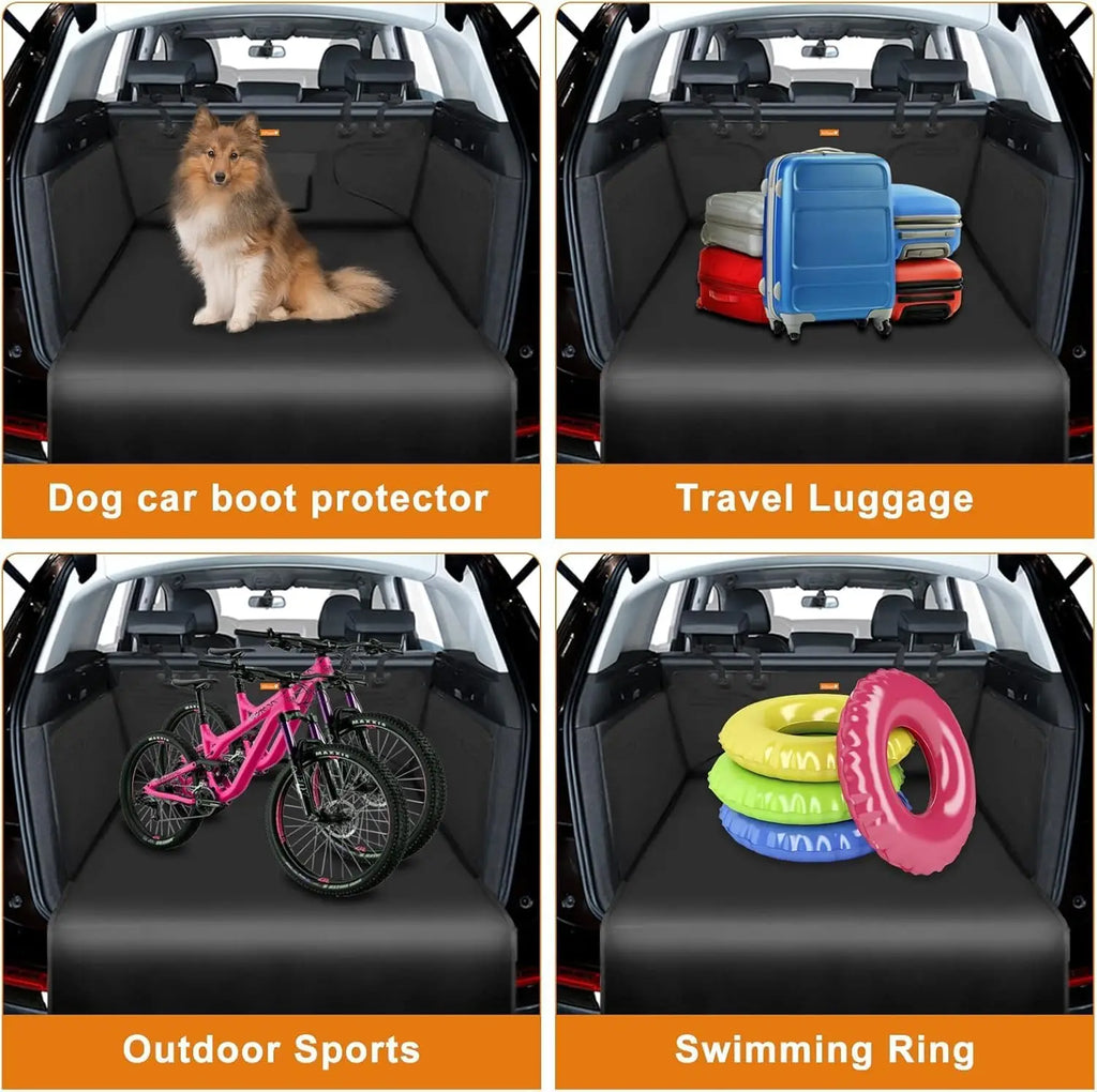 Protector de maletero para perros, antideslizante e impermeable, funda para el asiento trasero del coche, resistente y lavable. Ideal para viajes.