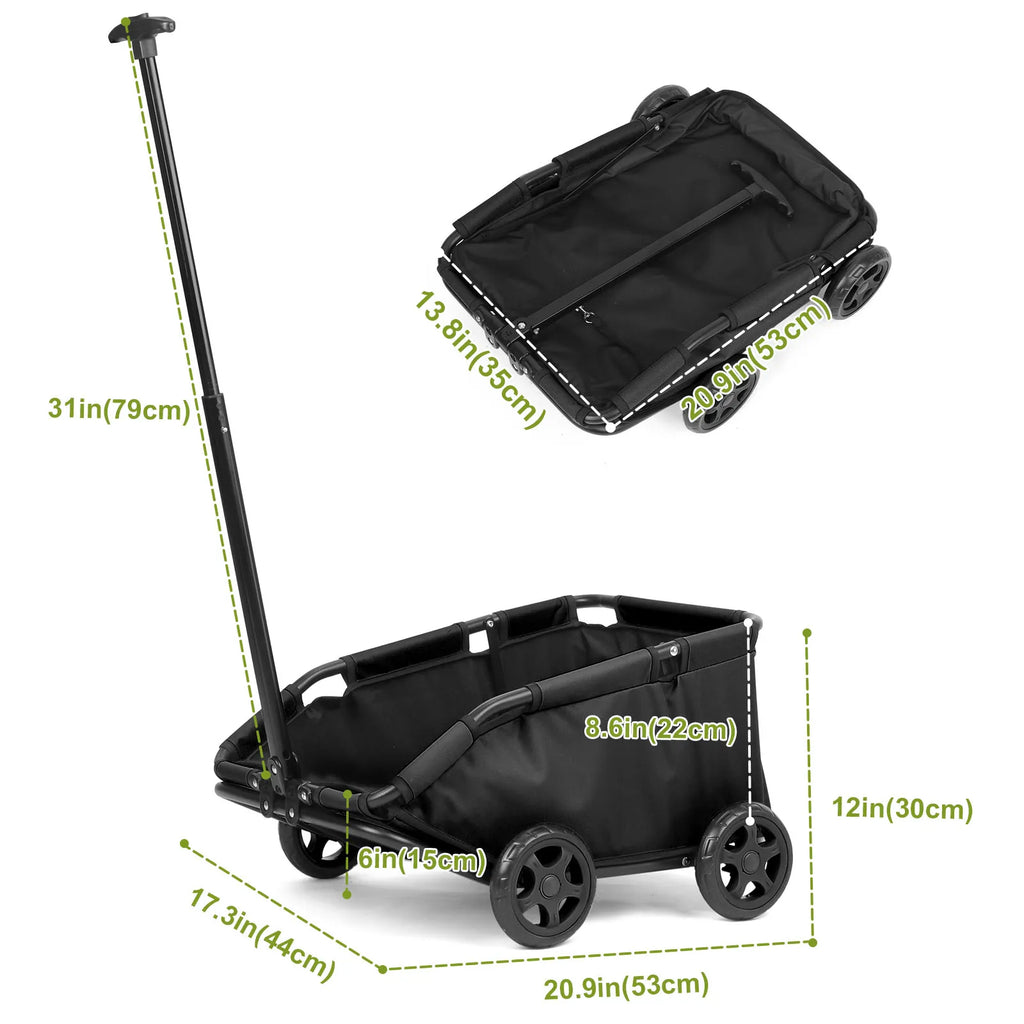 Cochecito plegable de 4 ruedas para mascotas