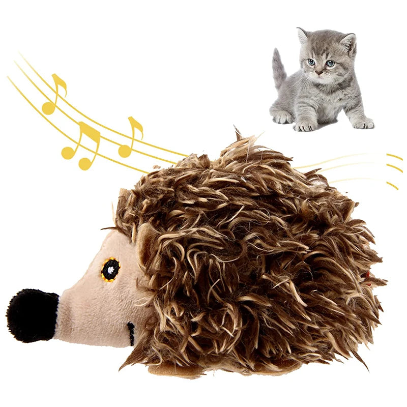 Juguete de peluche táctil GiGwi con forma de pájaro que emite sonidos y aleteos.