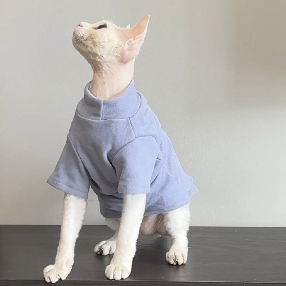 se Kitten Shirts mascotas Clothes ClothSudadera con capucha para mascotas Sphynx Bottom, cálida y acogedora, ideal para primavera e invierno. Perfecta para gatos y perros siameses.ing