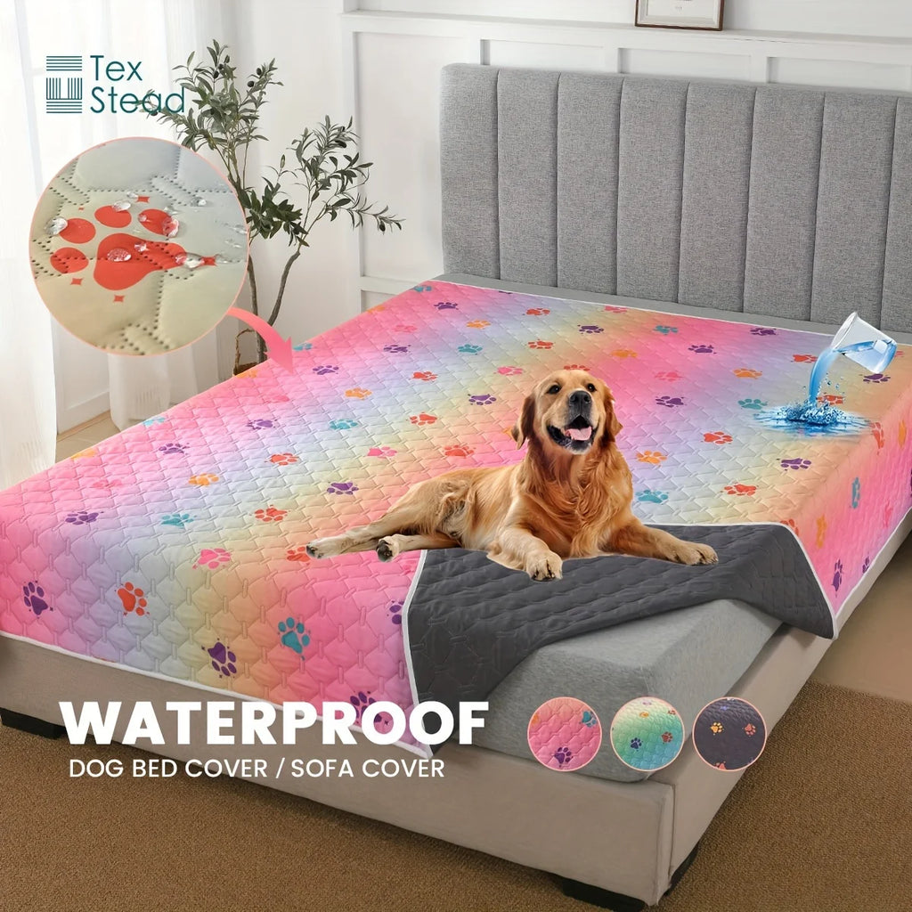 Funda antifugas para cama de perro, cambiador reversible, manta reutilizable para camping