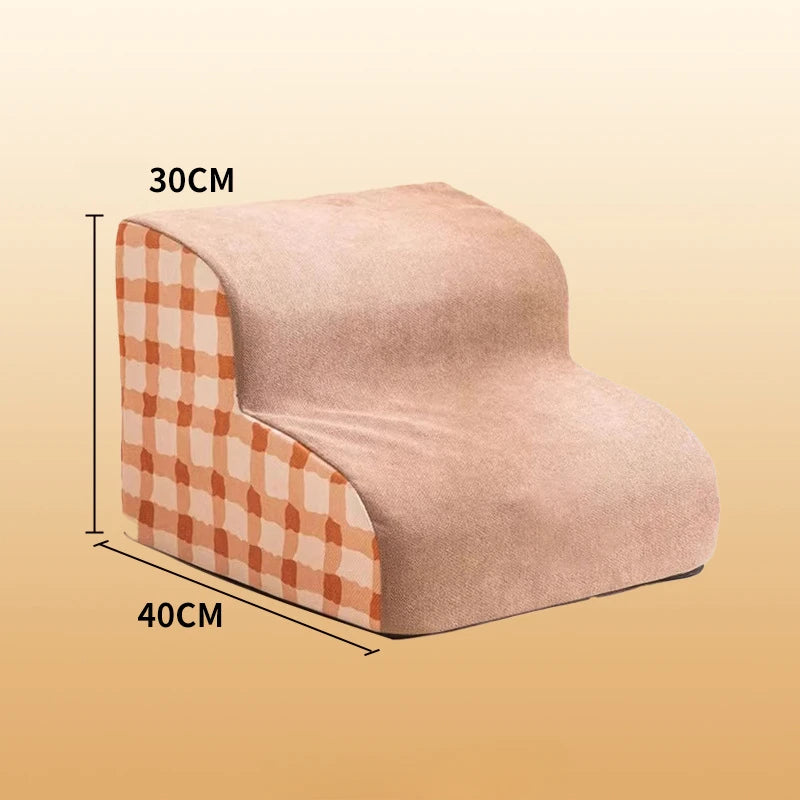 Escalera para mascotas de 2/3 peldaños para perros y gatos, rampa lavable, antideslizante, extraíble, de espuma viscoelástica, productos para mascotas, rampa para perros, escaleras para perros