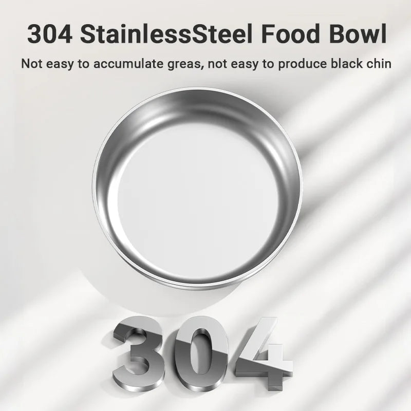 Comedero automático ROJECO para mascotas, dispensador inteligente de croquetas para gatos de 2 litros con control remoto por aplicación Wi-Fi. También sirve como comedero automático para perros y gatos.