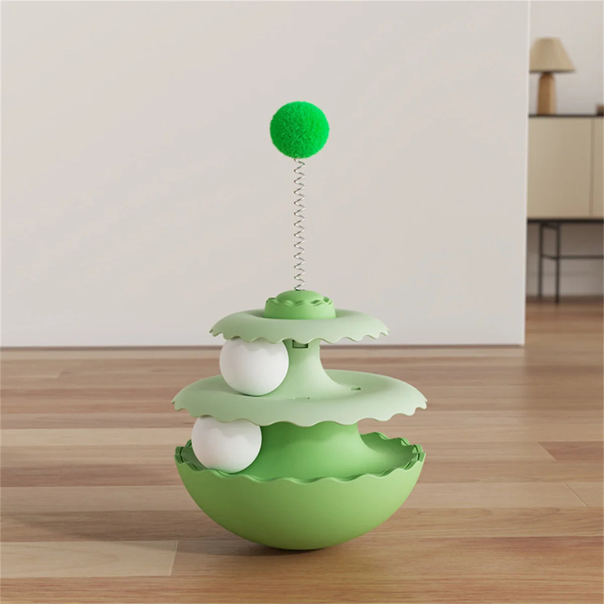 Nuevo juguete giratorio para gatos, ideal para su entretenimiento. Un juguete interactivo que estimula a tu gato y te entretiene. Pelota rompecabezas para gatitos.